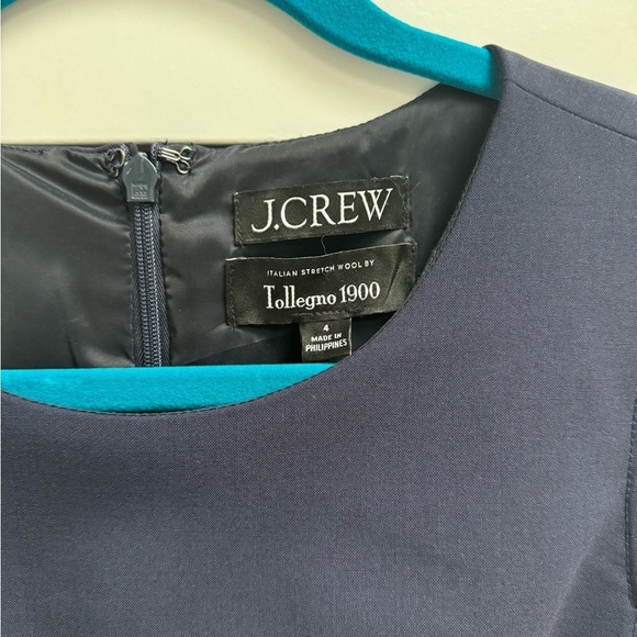 NWT J CREW Tollegno 1900 Italian Stretch Wool Resume Dress Size 4 - Picture 8 of 13